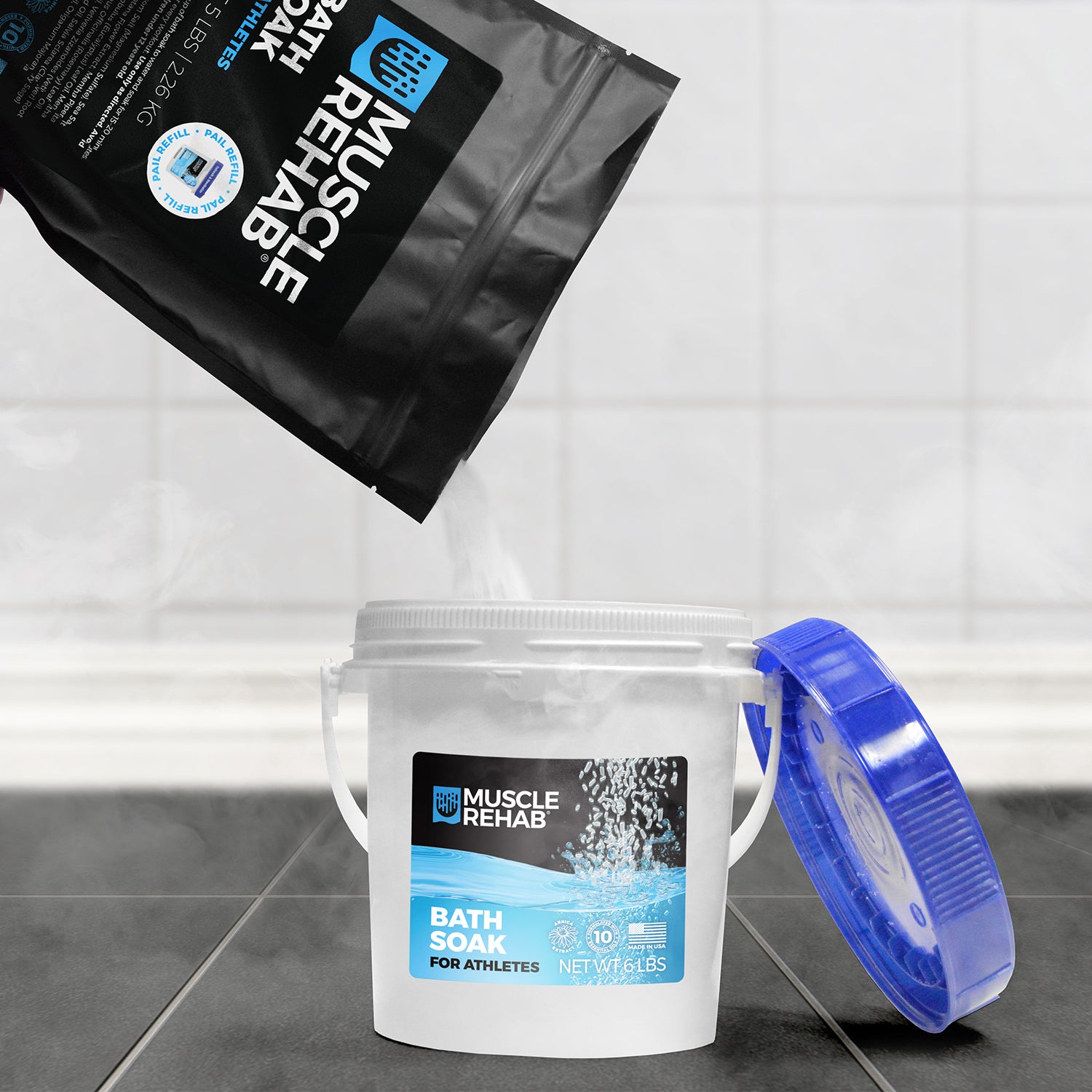 Muscle Recovery Bath Soak 5 lb Refill | Epsom Salt Arnica