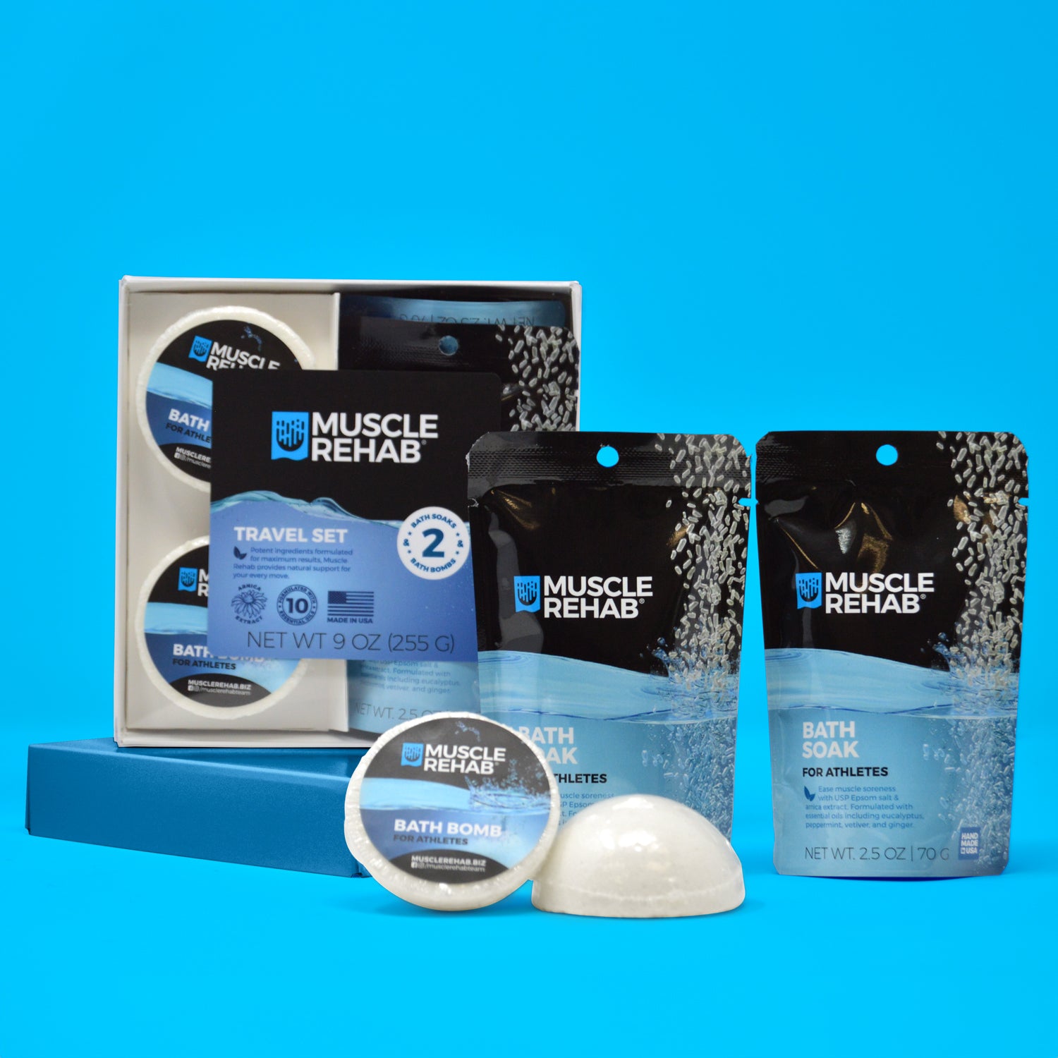 Muscle Recovery Gift Set | Muscle Rehab Boxed Set (2) Pack