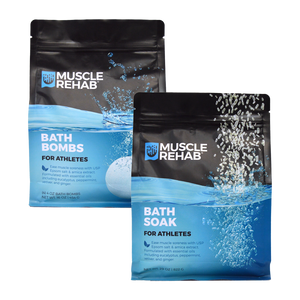 Bath Bombs and Bath Soak for Athletes - Combo Pack